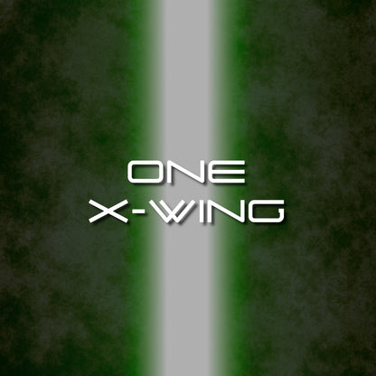 One X-Wing - Luke Skywalker Inspired Saber Sound Font (Proffie, GHv3 & CFX) - BK Saber Sounds